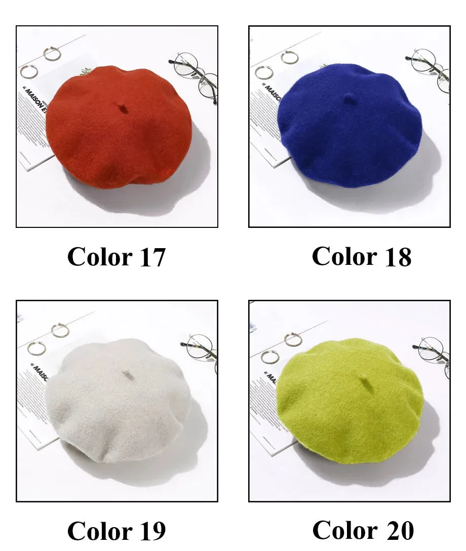 Beret winter Hat