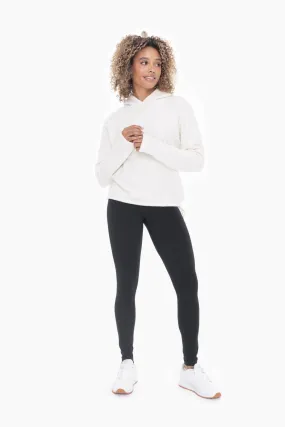 Black - Bronze Tactel Lycra High Impact Leggings by Mono B