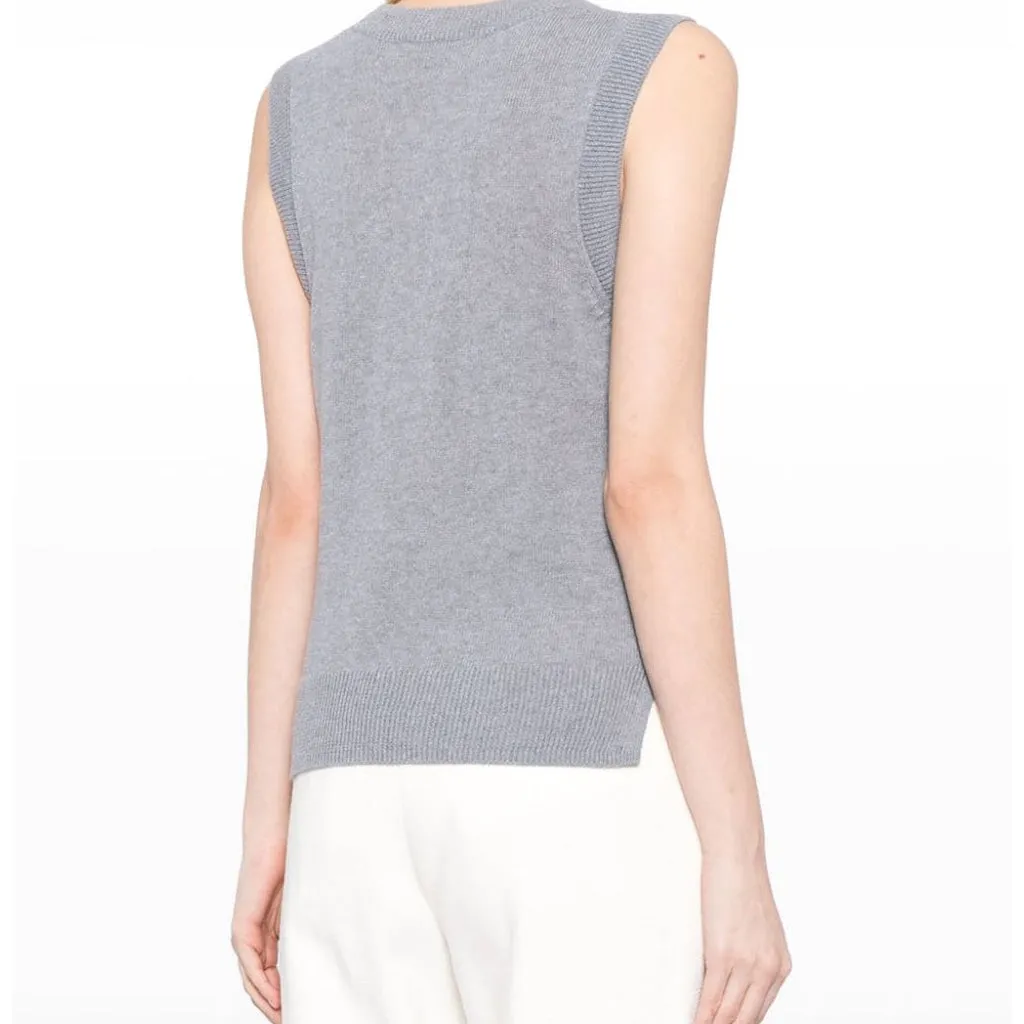 Bonpoint Round Neck Knit Vest