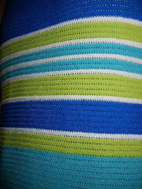 *GORGEOUS ST.JOHN BY MARIE GRAY FABULOUS KNIT DRESS IN ROYAL BLUE, LIME & AQUAMARINE