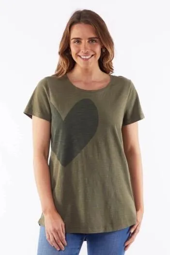 Love Somebody Tee - Khaki