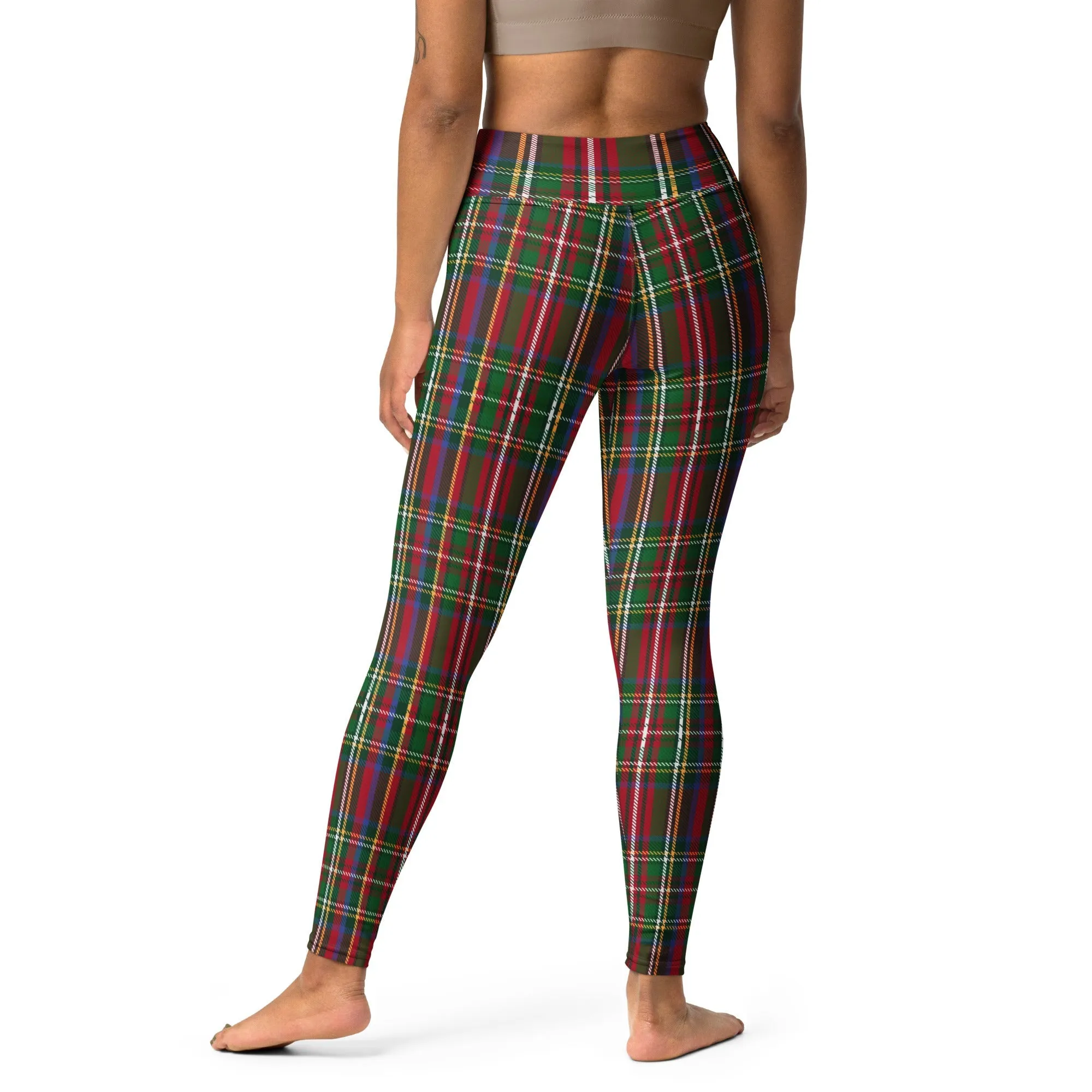 Tartan Christmas Yoga Leggings