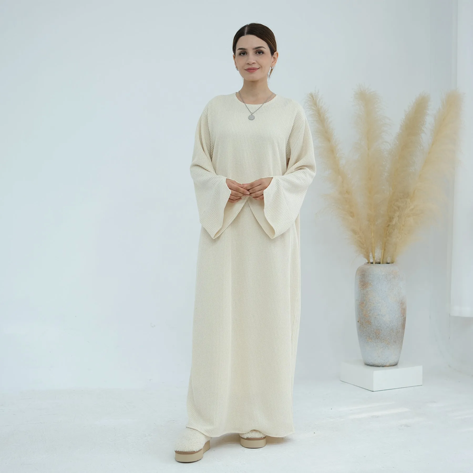 Thickened Knitted Sweater Dress