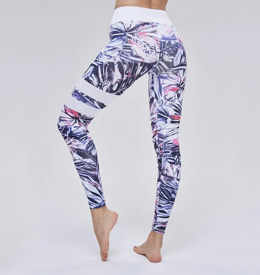 Women's Summer High Waist Push-Up Elastic Workout Leggings